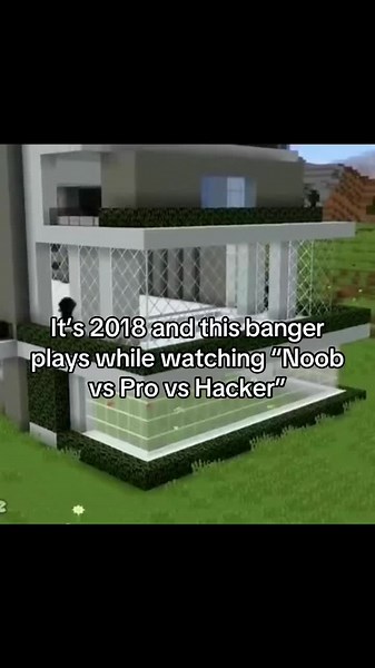 Minecraft Nostalgia: Noob vs Pro vs Hacker