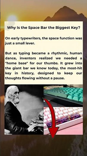 Why Is the Space Bar the Biggest Key?