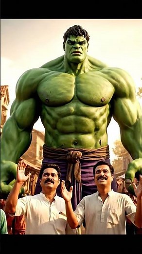 💚 হাল্কের গ্রামে হিরো অভিযান! সবাইকে রক্ষা করল Hulk 🌄 | Bangla Hulk Story