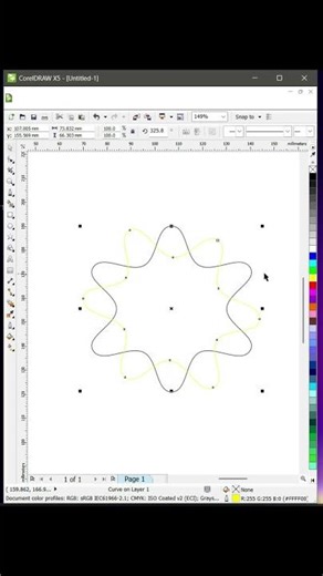 CorelDRAW Magic 😲 Design Trick #CorelDRAW #CorelDRAWShorts #CorelDRAWTricks #GraphicDesign