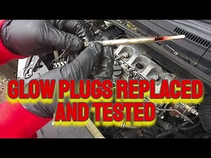 Glow plugs replaced and tested Toyota Corolla Verso 2.2 D4D