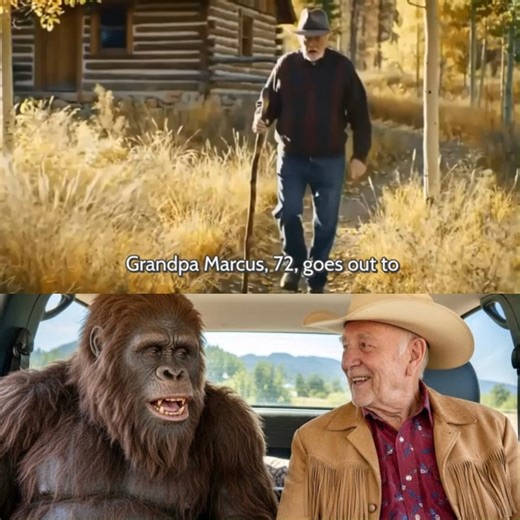 A Lonely Old Man and a 200 IQ Bigfoot Formed a Secret Bond, and the Scientific Truths the Creature Revealed Grandpa Marcus, 72, stepped out to check his fence line on a sharp autumn afternoon. He took his stick—the one with the knot that fit his palm like an old handshake—and followed the narrow path behind his cabin where the field thinned into a web of willow and aspen. Before reaching the forest proper, he expected loose wire, a leaning post, or perhaps the badger burrow he’d been cursing all