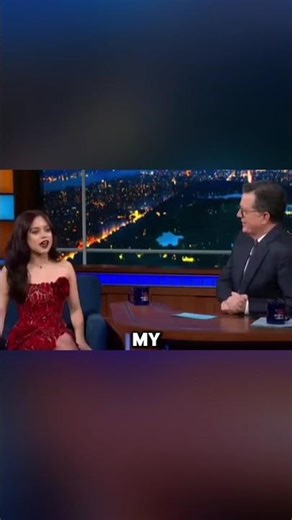 She wore the most uncomfortable dress to the show!