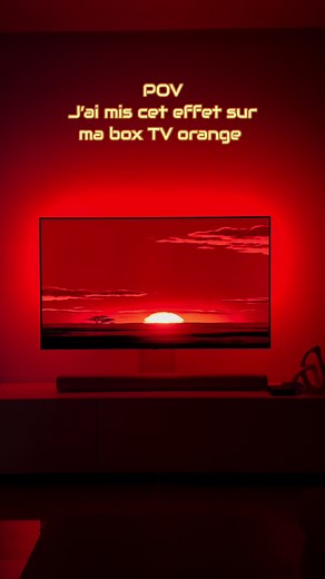 Comment simuler ambilight de Philips sur une TV avec un kit LED synchronisé?