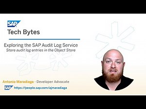Exploring the SAP Audit Log Service - Store audit log entries in the Object Store
