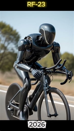RF-23. This robot is capable of riding a bicycle with skill, precision and ease.