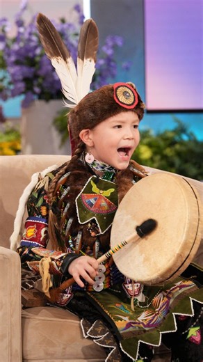 The Jennifer Hudson Show on Instagram: "A powerful performance from young Indigenous dancer and singer @baby_opie_ and siblings, Aiyana and Jaycen!"