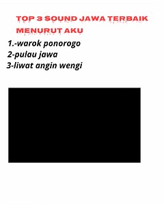 3 Lagu Jawa Terbaik: Warok Ponorogo, Pulau Jawa, Liwat Angin Wengi