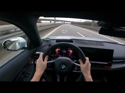 NEW! BMW 520d Sedan 197HP POV Autobahn Drive 3