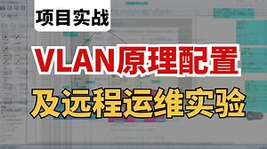 网络工程师用90分钟带你学会【vlan原理配置 远程登录运维】实战教程，0基础小白也能学会的（eNSP模拟实验/vlan划分/接口模式/远程登录）！