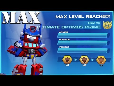 Angry Birds Transformers - Ultimate Optimus Prime Max Level