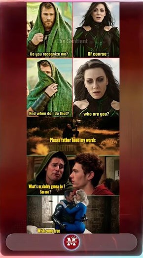 The Funniest MCU Conversation Ever 😭 #Marvel #Thor #Hela #MCU #Avengers #MarvelMemes