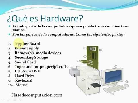 Que es hardware y software