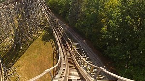 The "Silver Comet" is a fantastic traditional wooden roller coaster located at Niagara Amusement Park outside of Buffalo, NY. | Theme Park Review