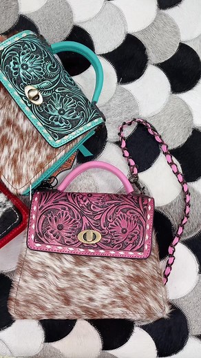 Shop our collection of tooled leather crossbody purses. Stylish, durable, and perfect for everyday use, these bags are a must-have for your wardrobe. Western-linens.com | Western Linens