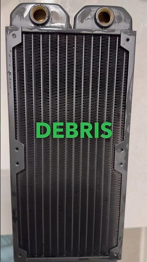 How to clean a PC radiator!