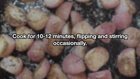 Try boiled radishes as a potato alternative