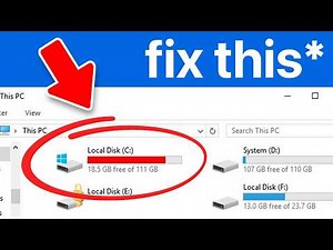 How To Fix C Drive Full For No Reason On Windows 11 (Clean C Drive)