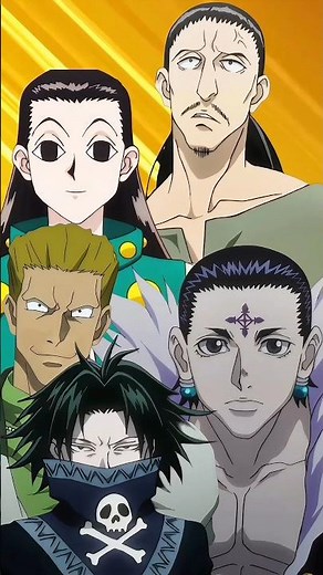 Top 5 strongest members of the Phantom Troupe #hunterxhunter #hxh #phantomtroupe #spider #anime