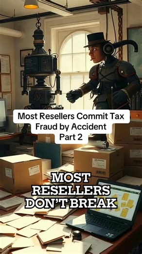 Most Resellers Commit Tax Fraud by Accident Part2 reselling tips how to sell online reselling mistakes eBay selling strategy reselling advice side hustle reality selling faster online reselling for beginners online selling tips #resellingtips #sidehustlereality #onlineseller #makemoneyonline #reselling