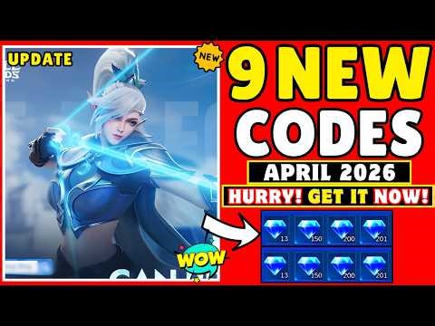 Mobile Legends Redeem codes April, 2026 - MLBB Diamond Codes + Promo Diamonds Mega Sale 2026
