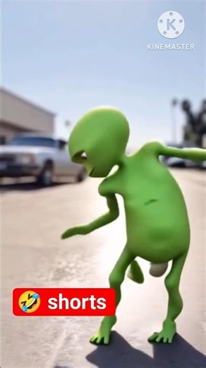 Part 14 Green alien dance 😍#funny #dance #yt #greenalien #viral #trending #shorts