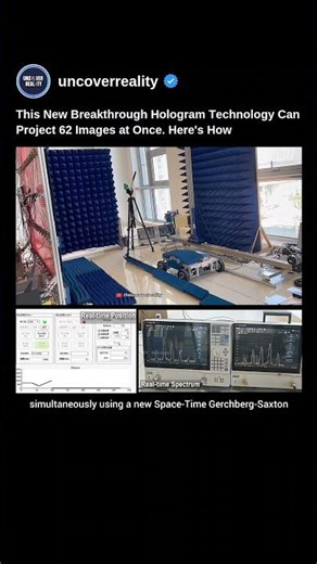 This Breakthrough Hologram Technology Can Project 62 Images at Once #tech #shorts #hologram