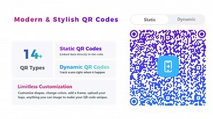 Free QR Code Generator with Multiple links into a centralized bio page on QR-IN.COM