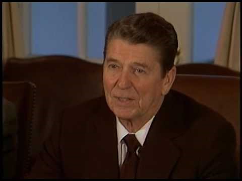 President Reagan’s Cabinet Meeting and Photo Ops. with Staff in the Oval Office on November 25, 1985