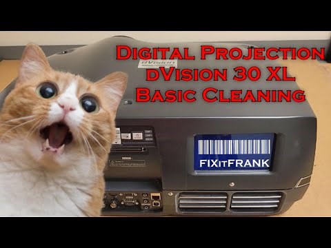 Digital Projection dVision 30 1080 XL DLP Video Projector Basic Cleaning