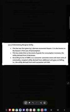 Law of Diminishing Marginal Utility #yt #education #economics #reels #exam #upsc #microeconomics