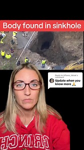 Replying to @tiffanis_tiktok The body of a 64-year-old grandmother who was swallowed by a sinkhole has been found. ￼#sinkhole #elizabethpollard | The Recap With Julie