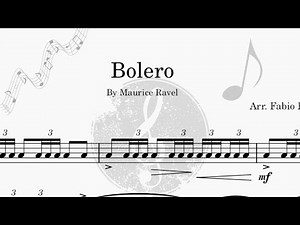 Bolero - Ravel - Free Bb Trumpet - Easy Arrangement - PDF Sheet Music and Playback