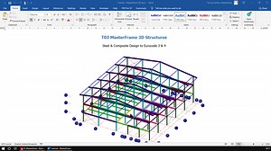 MasterFrame 3D Structure Tutorial - Steel & Composite Design to Eurocode 3 & 4