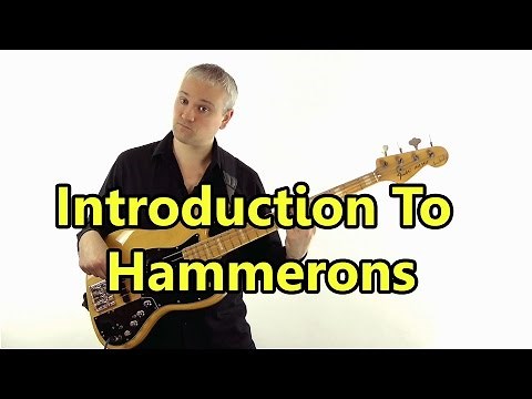 How To Play Hammer Ons On Bass Guitar