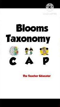 Blooms Taxonomy