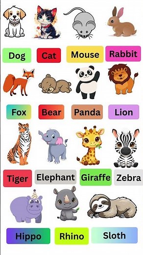Learn Common Animal Names 🐾 2026 | Fun & Easy for Kids