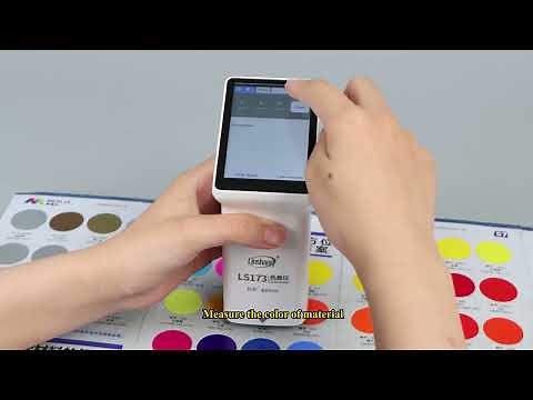 LS173 D/8 Touch Screen Colorimeter Feature Operation