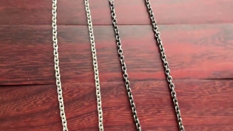 925 Sterling Silver Oxidized Anchor Chain 2.5mm Unisex Silver Necklace Gift Jewelry - Etsy