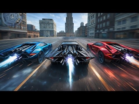 All Cars Dangerous Stunts Through Ramp 7 // Extreme Car Driving Simulator // Cars Gameplay