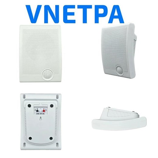 VNETPA Wall Mount Analog Speaker (White) — a practical and efficient solution for indoor PA systems