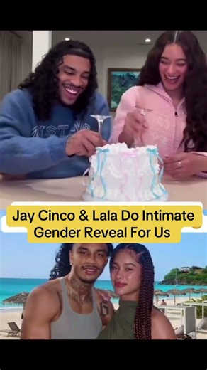 Jay Cinco & Lala Do Intimate Gender Reveal For Us #jaycinco #lalabaptiste #genderreveal