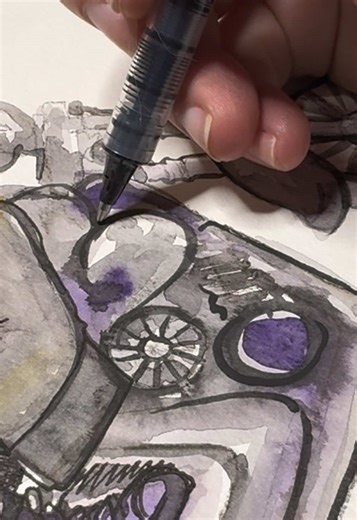 Satisfying Pen Scribbles: Progress on Watercolor Art