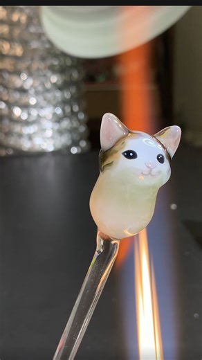 Aisling on Instagram: "popo小猫 #glass #flameworking #meme #anime #玻璃"
