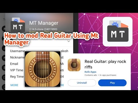 How to mod Real Guitar: play rock riffs Using Mt Manager || MT Manager PREMIUM Unlock (educational)