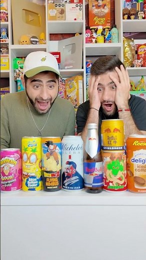 Habías visto estas bebidas? 😱🤯🧃 #sisomosgemelos #redbull #drpepper #bebidas
