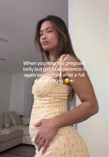 Experiencing a Food Baby After Eating