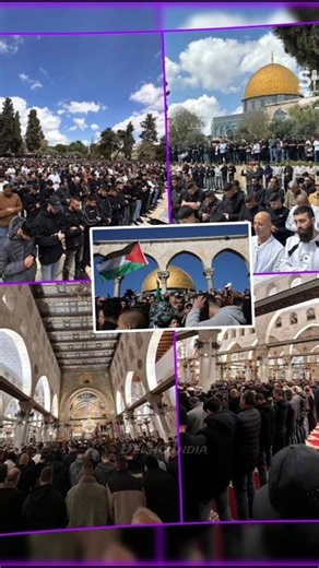 Friday prayers at Al-Aqsa after 40 days | 100,000 worshippers return, a tear-jerking scene