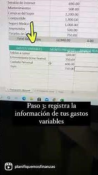 ¿Cómo hacer presupuesto en Excel en 4 pasos?