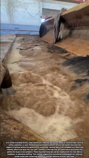 How Old Clothes Are Recycled Into New Materials in Modern Factories